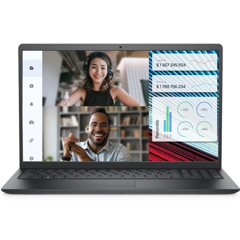 Dell Vostro laptop 15,6  FHD i5-1235U 16GB 1TB IrisXe W11Pro fekete Dell Vostro fotó, illusztráció : N3004PVNB3520EMEA01