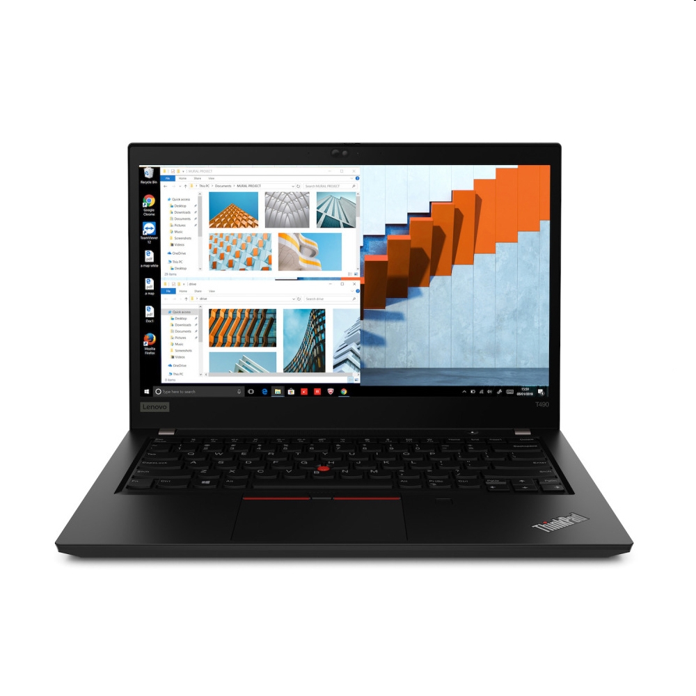 Lenovo ThinkPad T490 14  1920x1080 felújított laptop fekete fotó, illusztráció : NNR5-MAR24334