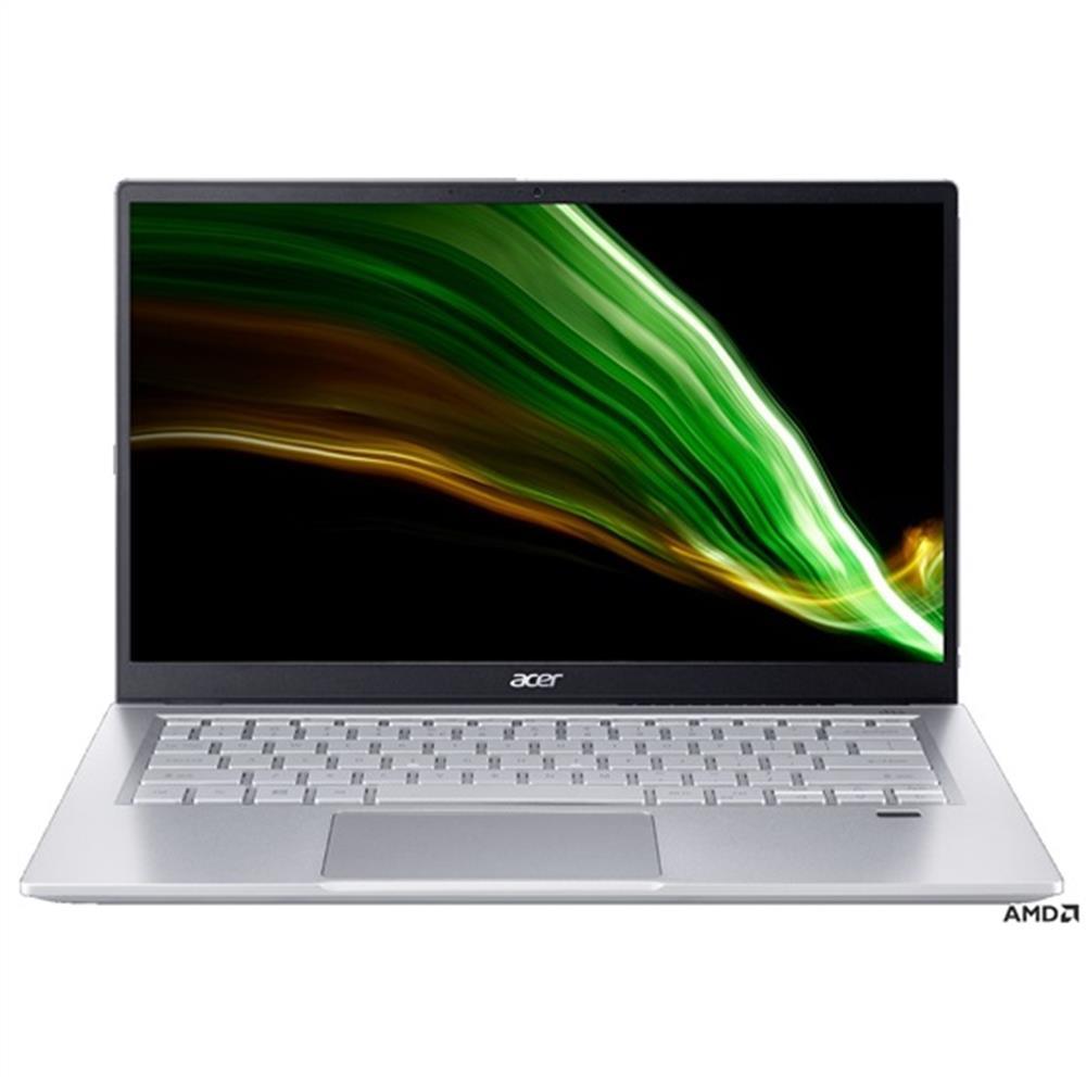 Acer Swift laptop 14  FHD R7-5700U 16GB 512GB Radeon W11 ezüst Acer Swift 3 fotó, illusztráció : NX.AB1EU.020