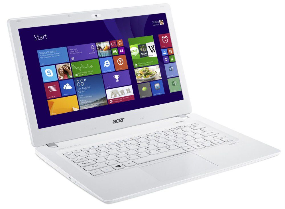 Acer Aspire V3 13,3  laptop i3-4005U Win8 fehér fotó, illusztráció : NX.MPFEU.078