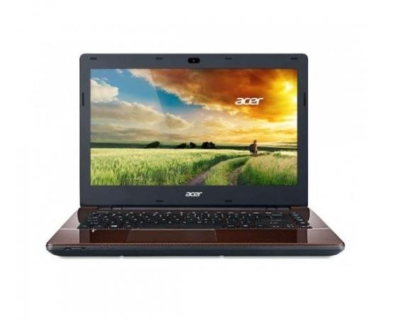 Acer Aspire E5 14  laptop HD LED PQC N3540 4GB 500GB DVD UMA Linux barna Acer E fotó, illusztráció : NX.MTVEU.004