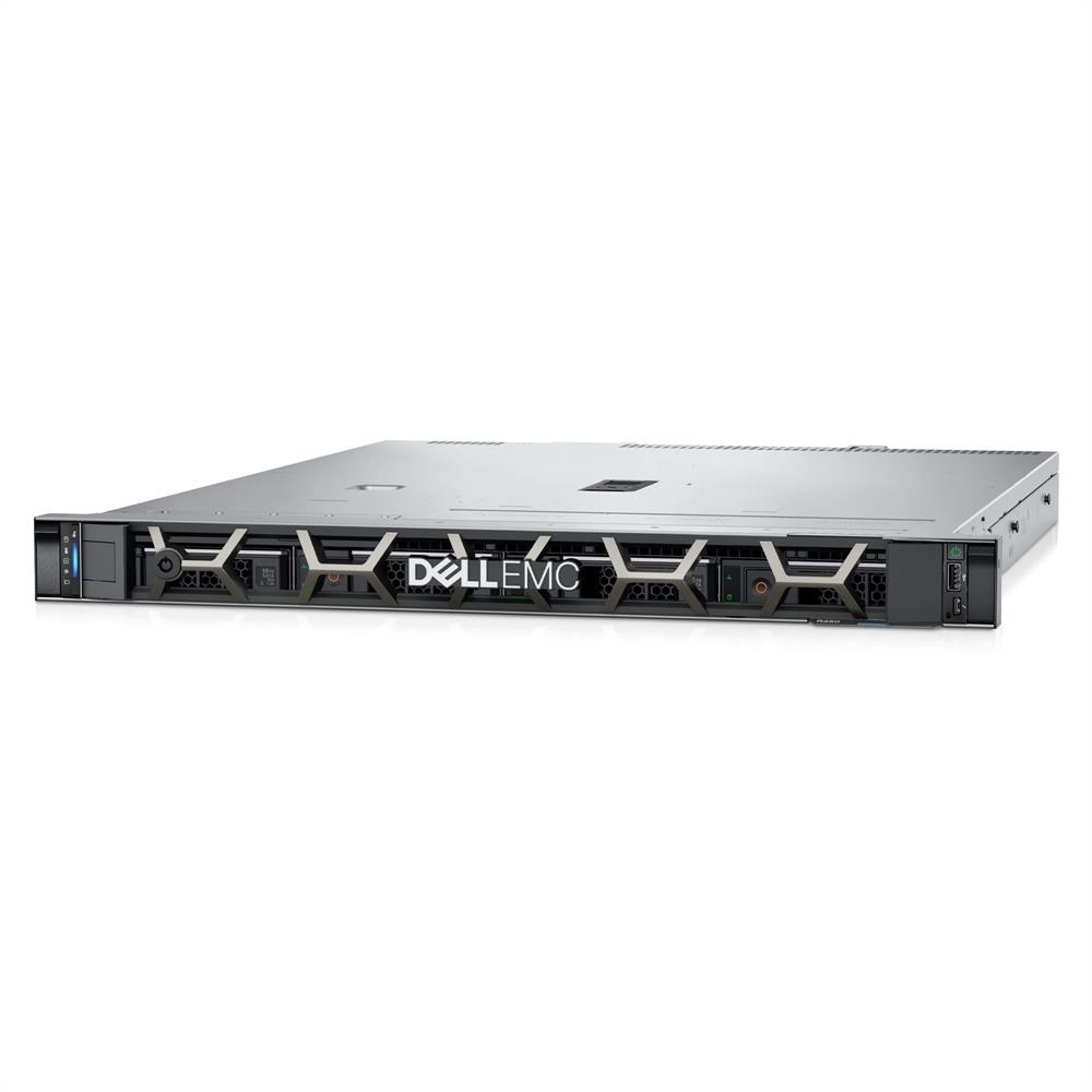 Dell PowerEdge R250 szerver 1xE-2336 2x16GB 1x960GB H355 rack fotó, illusztráció : PER2505A