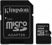 Memória-kártya 32GB SD micro Kingston Canvas Select 80R SDCS 32GB  SDXC Class 10  UHS-I adapterrel Vásárlás SDCS_32GB Technikai adat