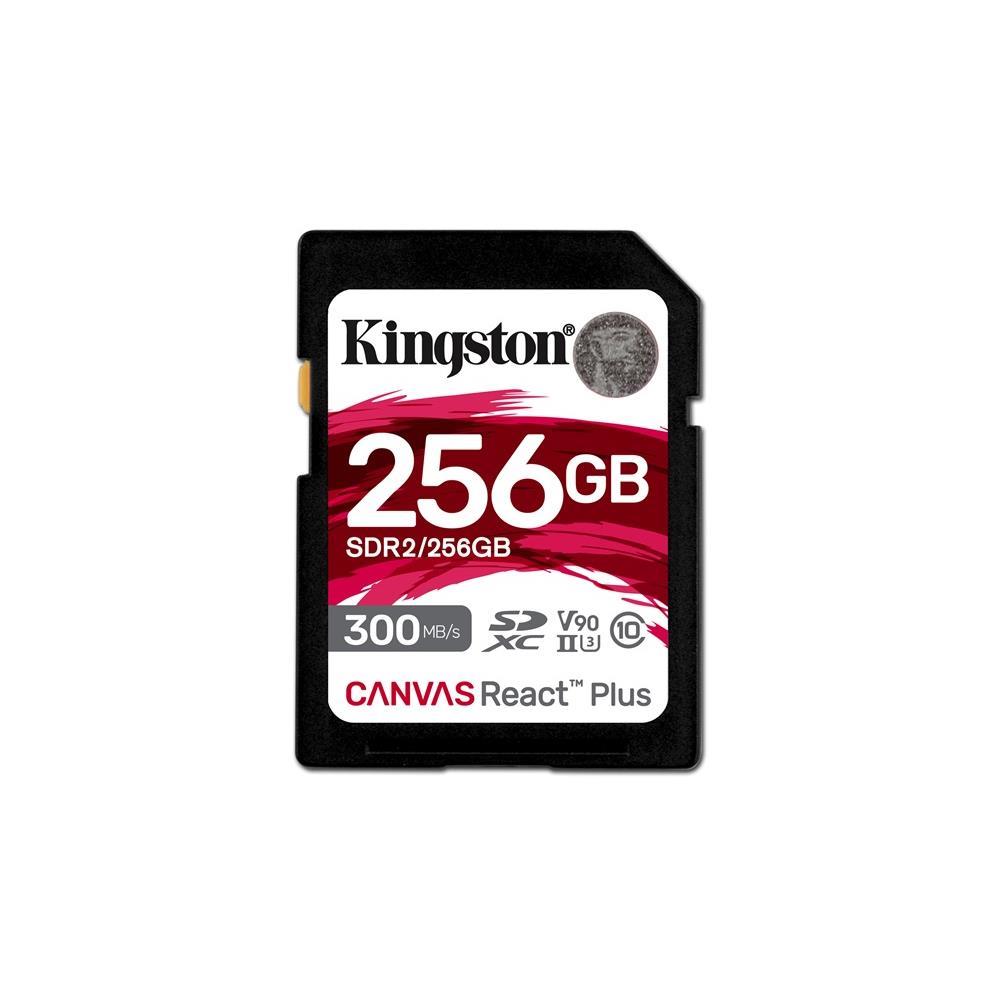 Memória-kártya 256GB microSDXC Class10 Kingston Canvas React Plus fotó, illusztráció : SDR2_256GB