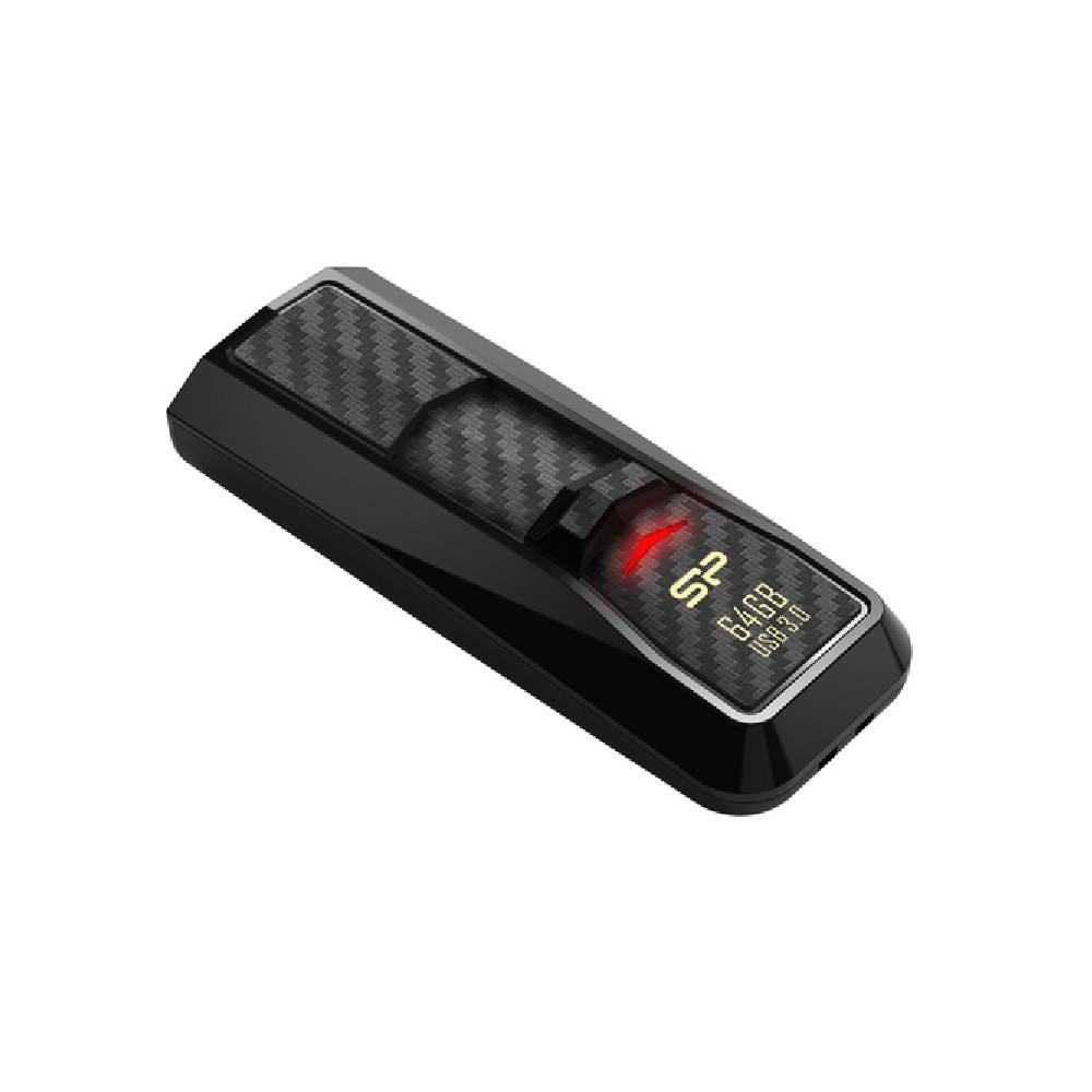 64GB Pendrive USB3.2 fekete Silicon Power Blaze B50 fotó, illusztráció : SP064GBUF3B50V1K