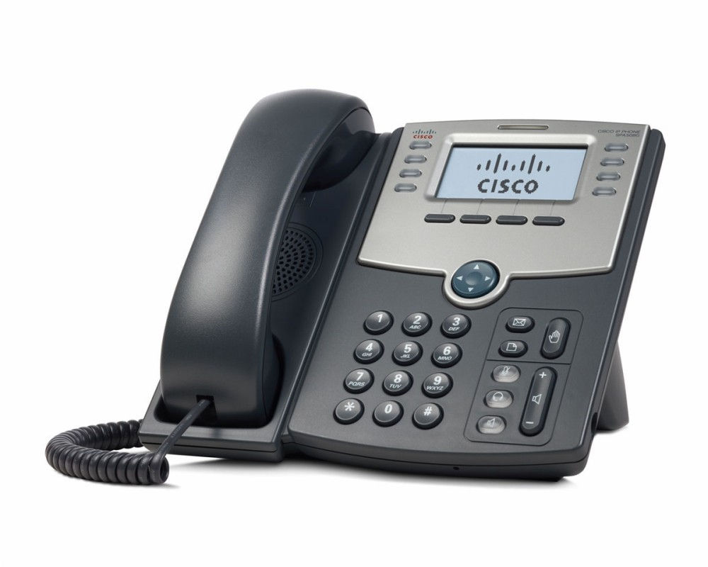 Cisco 12 vonalas VoIP telefon fotó, illusztráció : SPA509G