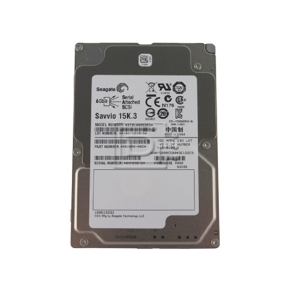 146GB HDD 15K SAS 6G DP 2,5  Dell 061XPF Seagate Savvio fotó, illusztráció : ST9146853SS