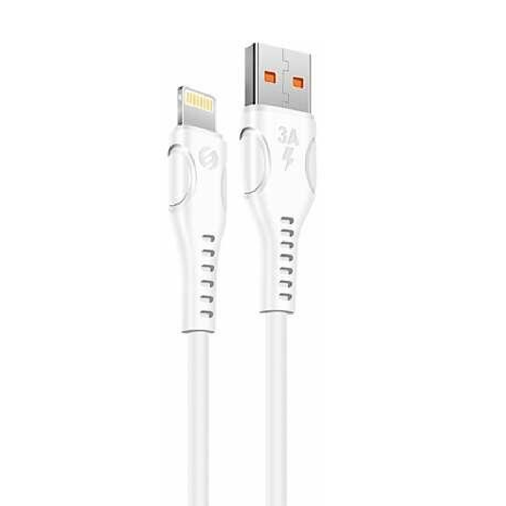 Kábel USB-Lightning 1m gyorstöltés 3A 12W  S-Link fotó, illusztráció : S-Link-31620