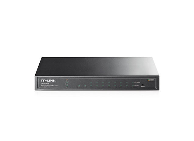 8 port Switch POE 10/100/1000Mbps LAN Smart menedzselhető asztali fotó, illusztráció : TL-SG2210P