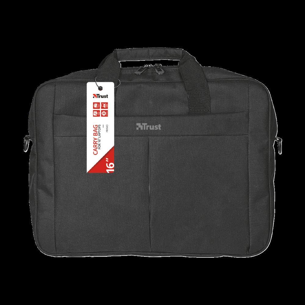 16  Notebook táska TRUST Primo Carry Bag 21551 fekete fotó, illusztráció : TRUST-21551