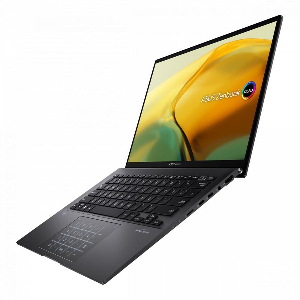 ASUS Notebook 14  WQXGA+ R5-7430U 16 GB 512 GB Win 11 fekete fotó, illusztráció : UM3402YA-KM774W