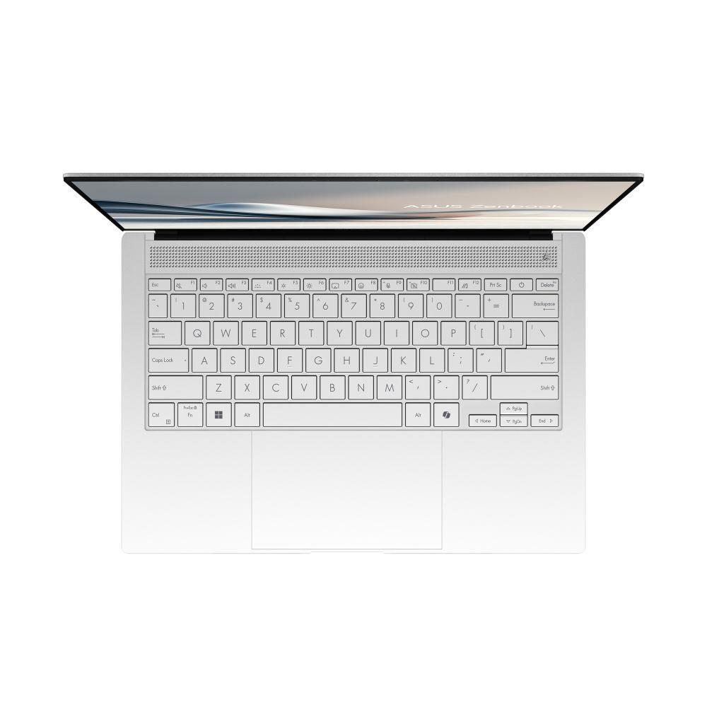 Asus Zenbook S laptop 14  i7-258V 32GB 1TB Int.VGA Win11 fehér fotó, illusztráció : UX5406SA-PV183W