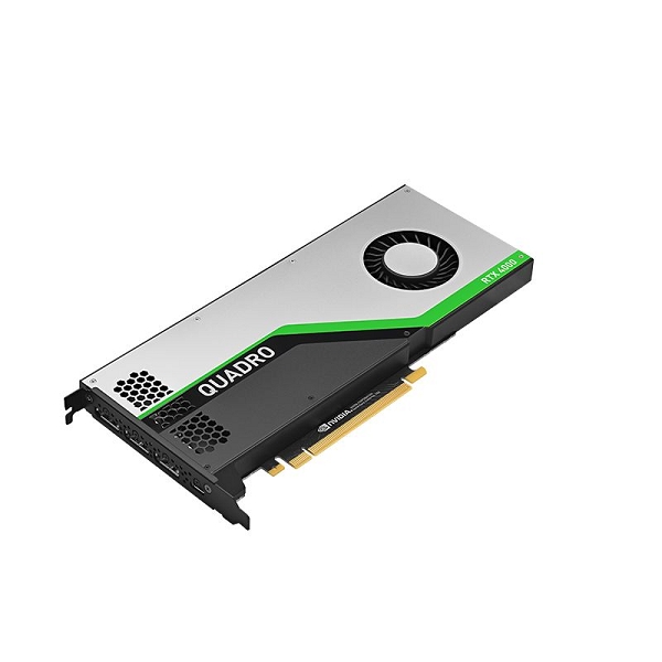 VGA RTX4000 NVIDIA Quadro RTX4000 GDDR6 8GB 2304 CUDA PCI-E 3.0 x16  3xDP+Virtu fotó, illusztráció : VCQRTX4000-PB