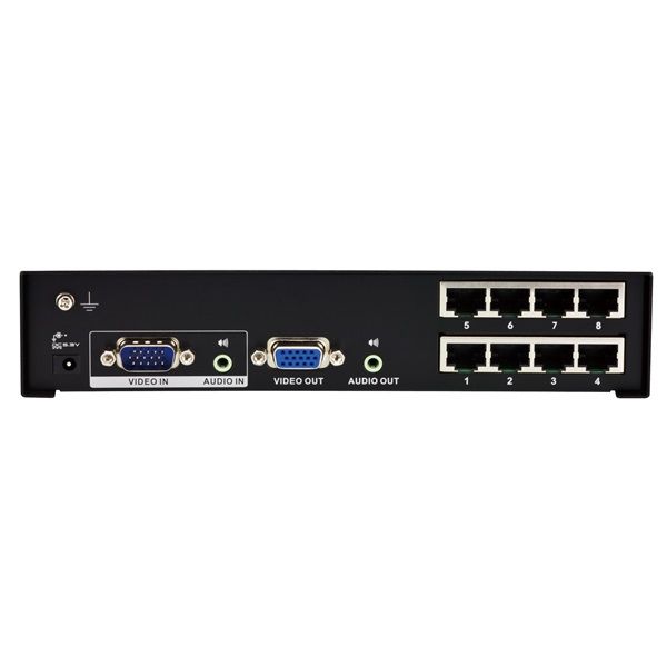 ATEN VanCryst Cat5 VGA Splitter +audio 8 portos VS1208T fotó, illusztráció : VS1208T-AT-G