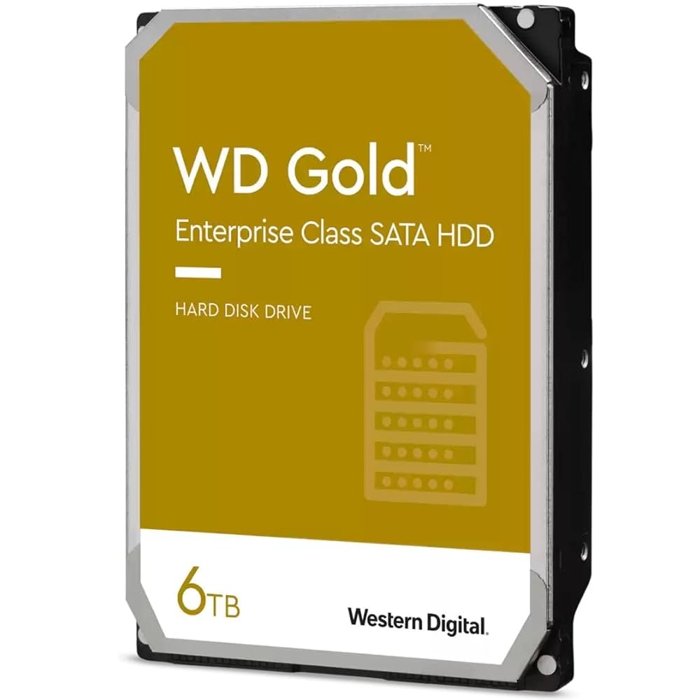 6TB 3,5  HDD WD SATA3 7200rpm 256MB Gold DC fotó, illusztráció : WD6003FRYZ