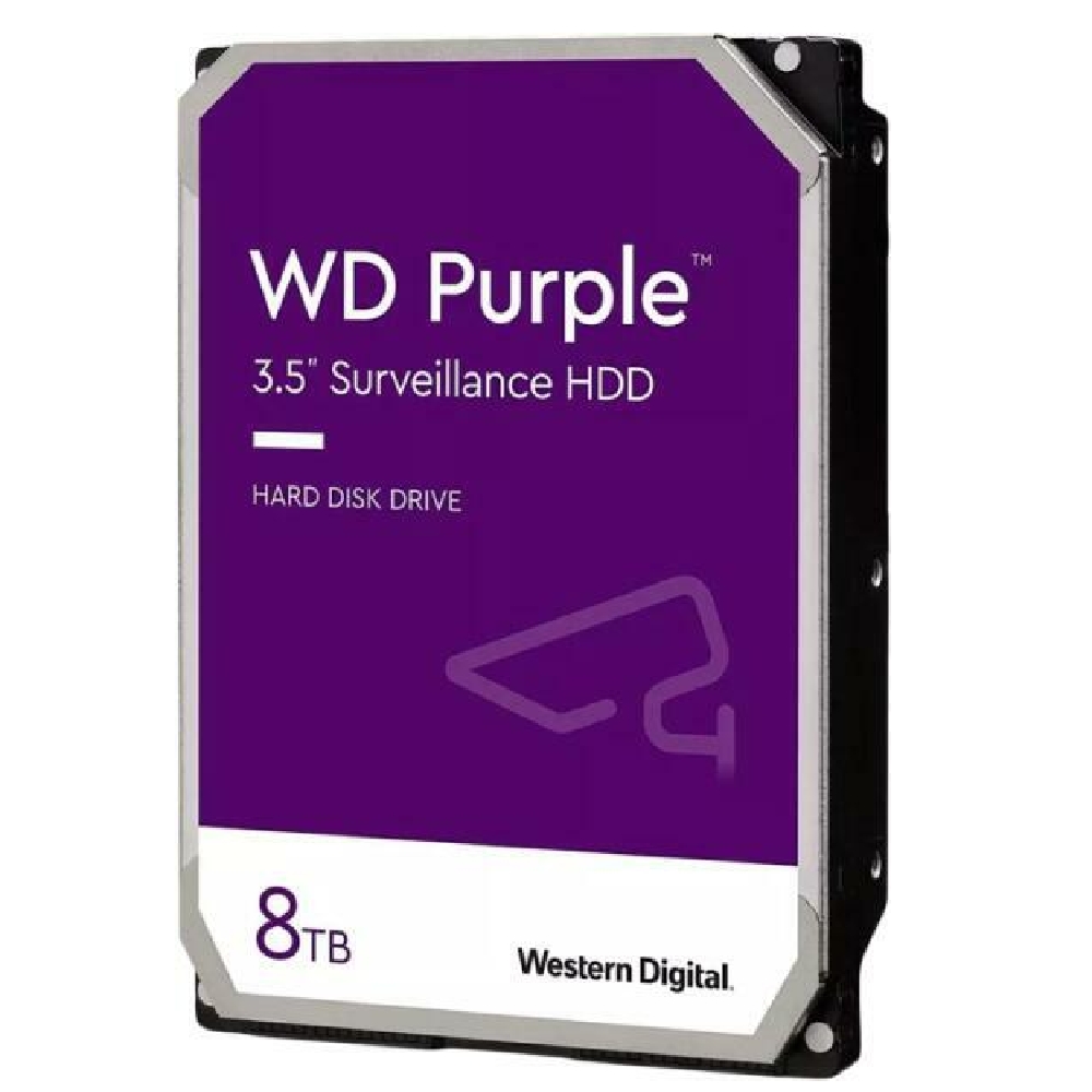 8TB HDD SATA3 Western Digital Purple fotó, illusztráció : WD85PURZ