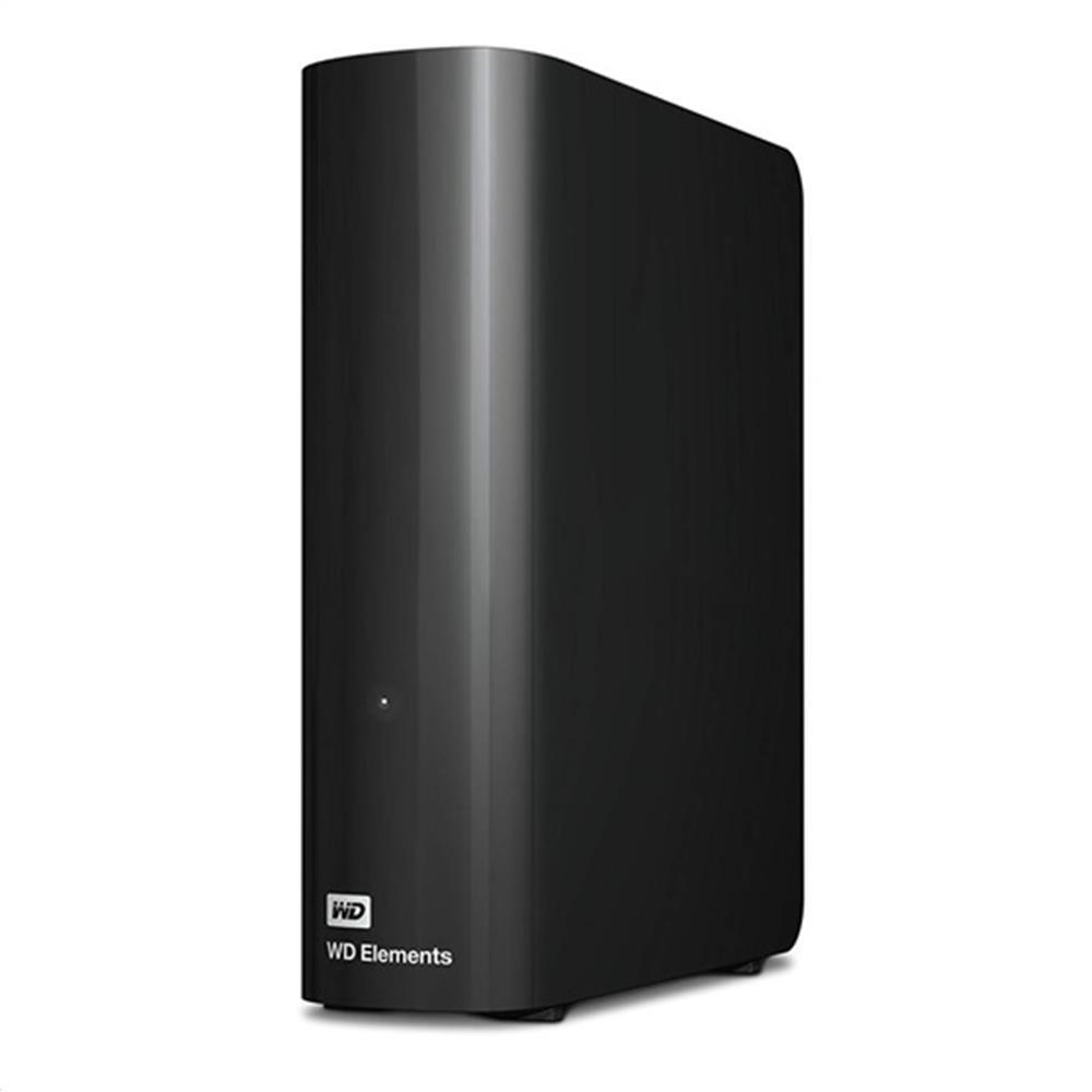 8TB külső HDD USB3.0 3,5  Western Digital Elements Desktop fekete fotó, illusztráció : WDBWLG0080HBK-EESN