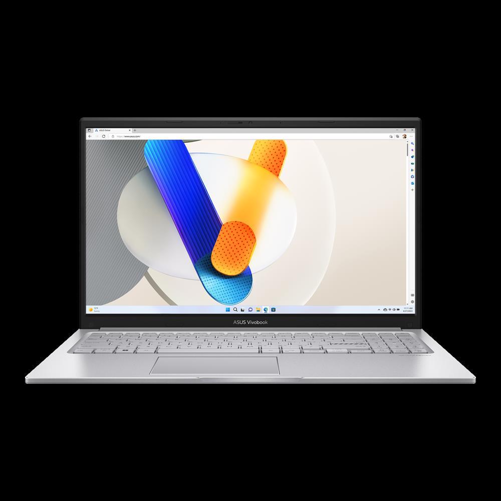 ASUS VivoBook laptop 15,6  FHD Intel Core i3-1315U 8GB 512GB Int.VGA Win11 ezüs fotó, illusztráció : X1504ZA-BQ794W