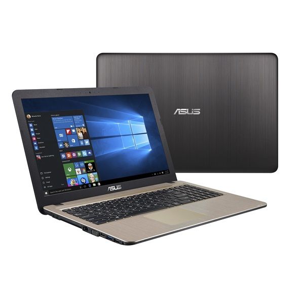 ASUS laptop 15,6  N3700 4GB 500GB Win10 fekete notebook fotó, illusztráció : X540SA-XX018T