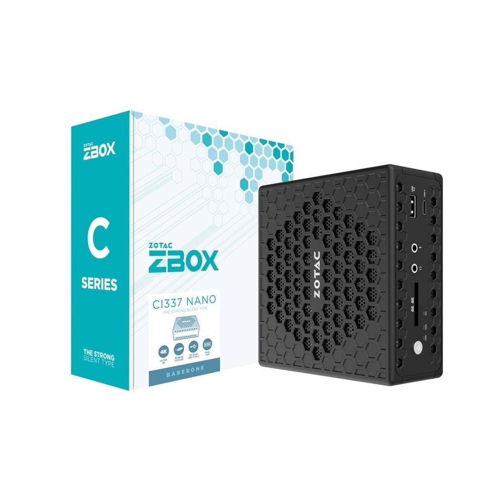 Barebone asztali számítógép Zotac ZBOX Mini fekete fotó, illusztráció : ZBOX-CI337NANO-BE