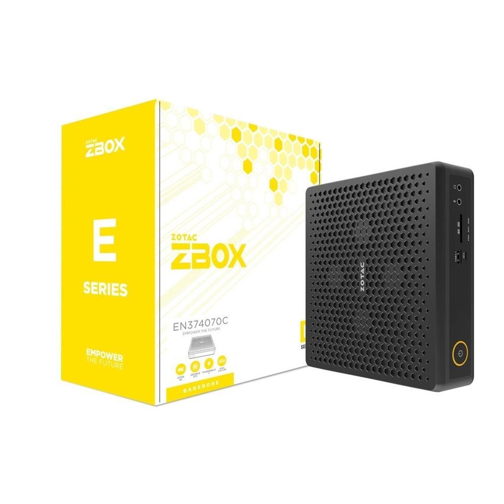 Barebone asztali számítógép Zotac ZBOX Mini  fekete fotó, illusztráció : ZBOX-EN374070C-BE