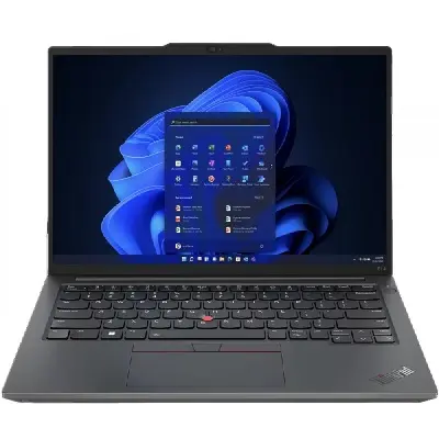 Lenovo ThinkPad laptop 14&#34; WUXGA i7-1355U 16GB 512GB IrisXe W11Pro fekete Lenovo ThinkPad E14 G5 21JK005CHV fotó