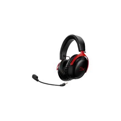 HP HYPERX vezeték nélküli gamer fejhallgató Cloud III fekete piros 77Z46AA fotó