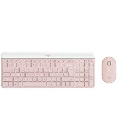 Vezetéknélküli billentyűzet + egér Logitech MK470 rózsaszín HU 920-011322 fotó