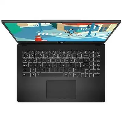 MSI Modern 15 laptop 15,6&#34;FHD  i5-1335U 16GB 512GB Int.VGA fekete 9S7-15H112-848 fotó