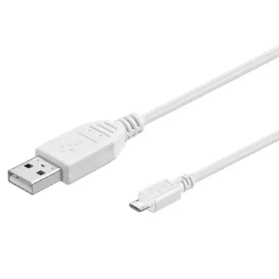 USB KÁBEL VCOM USB 2.0, MICRO USB 0,5M FEHÉR (CU271W0.5M) - Már nem forgalmazott termék CU271W0.5M fotó