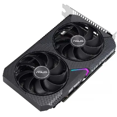 VGA RTX3050 8GB GDDR6 128bit PCIe Asus nVIDIA GeForce RTX3050 DUAL OC V2 videokártya DUAL-RTX3050-O8G-V2 fotó