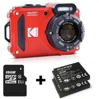 Digitális fényképezőgép Kodak Pixpro WPZ2 piros KO-WPZ2-RD6 fotó