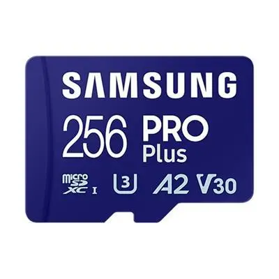 Memória-kártya 256GB microSDXC Class10 Samsung PRO Plus + adapter MB-MD256SA_EU fotó