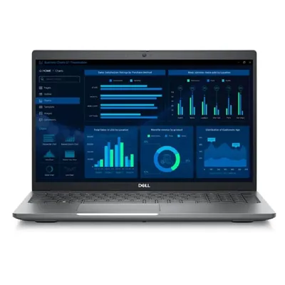 Dell Precision laptop 15,6&#34; FHD i7-13800H 32GB 512GB A2000 W11Pro szürke Dell Precision 3581 N008P3581EMEA_VP fotó