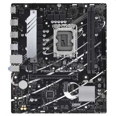 Alaplap B760 LGA1700 2xDDR4 Asus PRIME B760M-R D4 mATX PRIME-B760M-R-D4 fotó