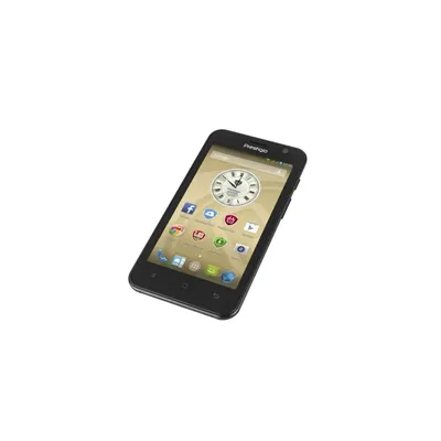 Dual sim mobiltelefon 4.5&#34; FWVGA IPS QC Android 512MB/4GB 0.3MP/8MP fekete PSP3450DUOBLACK fotó