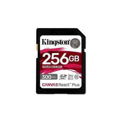 Memória-kártya 256GB microSDXC Class10 Kingston Canvas React Plus SDR2_256GB fotó