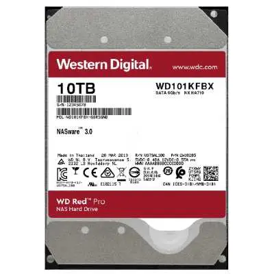 10TB 3.5&#34; HDD SATA3 7200rpm Western Digital Red Pro WD102KFBX fotó