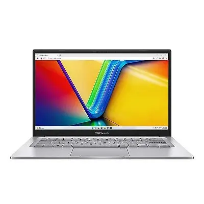 Asus VivoBook laptop 14&#34; FHD i5-1335U 8GB 512GB UHD DOS ezüst Asus VivoBook 14 X1404VA-AM423 fotó