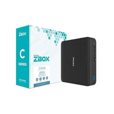 Barebone asztali számítógép Zotac ZBOX Mini fekete ZBOX-CI343-BE fotó