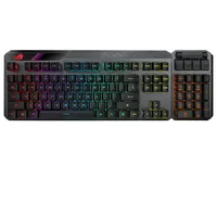 Vezetéknélküli gamer billentyűzet Asus ROG Claymore II fekete HU illusztráció, fotó 2