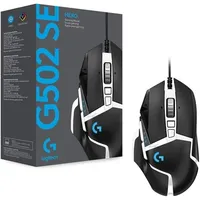 Gamer egér USB Logitech G502 SE HERO fekete illusztráció, fotó 2