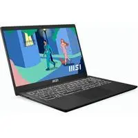 MSI Modern 15 laptop 15,6 FHD i3-1315U 8GB 512GB Int.VGA fekete illusztráció, fotó 2