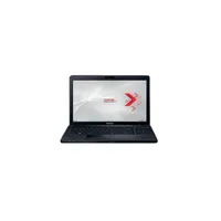 Toshiba Satellite 15.6  laptop, i3-370M, 4GB, 640GB, HD5470, DOS, Fekete notebo illusztráció, fotó 2