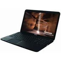 Toshiba Satellite 15.6  laptop , Intel B820, 2GB, 320GB, DOS, Fekete illusztráció, fotó 2