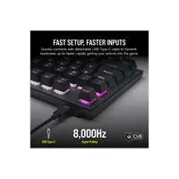 Vezetékes Gaming Billentyűzet CORSAIR K60 PRO fekete US illusztráció, fotó 5