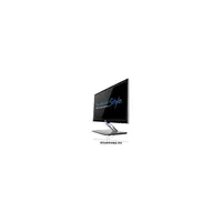 FullHD super slim LED lcd monitor, ffekete, DVI, 5M:1, 5ms illusztráció, fotó 2