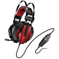 Fejhallgató USB Genius HS-G710V 7.1 Gamer Headset Black/Red illusztráció, fotó 2