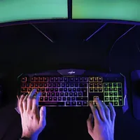 Gamer billentyűzet USB Hama uRage Exodus 210 fekete HU illusztráció, fotó 3