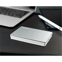 4TB Külső HDD 2.5  USB3.2 Gen 1. Mac kompatibilis Toshiba Canvio Flex Ezüst illusztráció, fotó 2